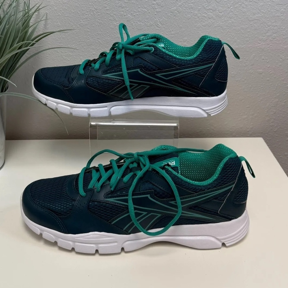 Reebok Dark Green Trainfusion Athletic Shoes - Size 10